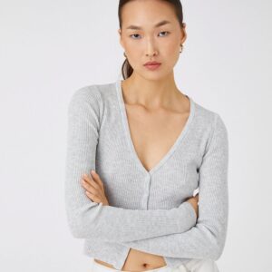 Knitwear Cardigan Slim Fit with Snap Fastener