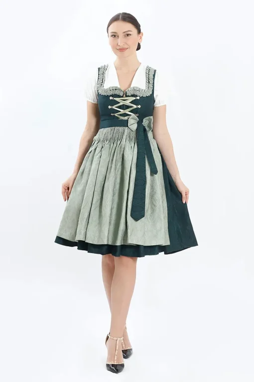 Luxury Meadow Green Dirndl