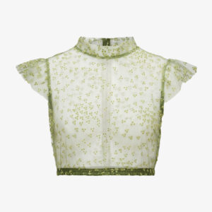 Sea green Traditional German Blouse