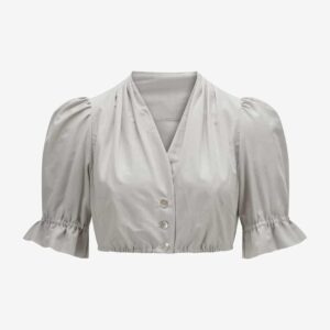 Grey Drindl Blouse