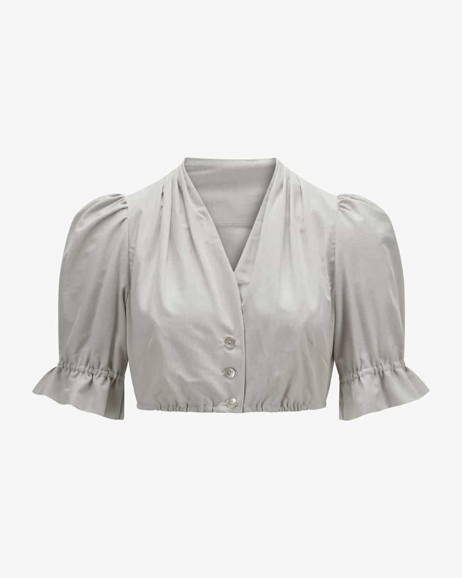 Grey Drindl Blouse