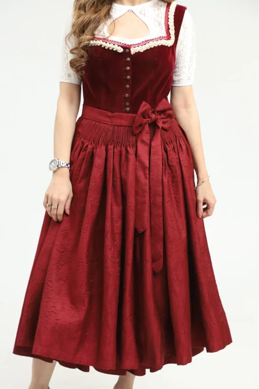 Red Drindl Dress - Image 3