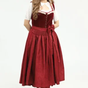 Red Drindl Dress