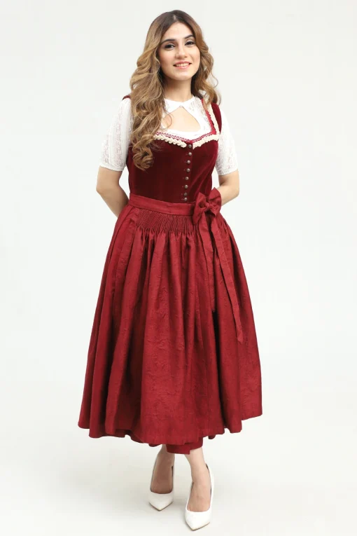 Red Drindl Dress