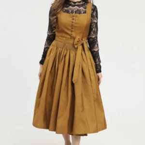Classic Brown Dirndl Authentic Bavarian Wear